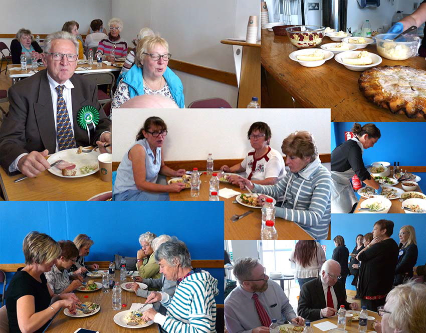Lunchtime collage